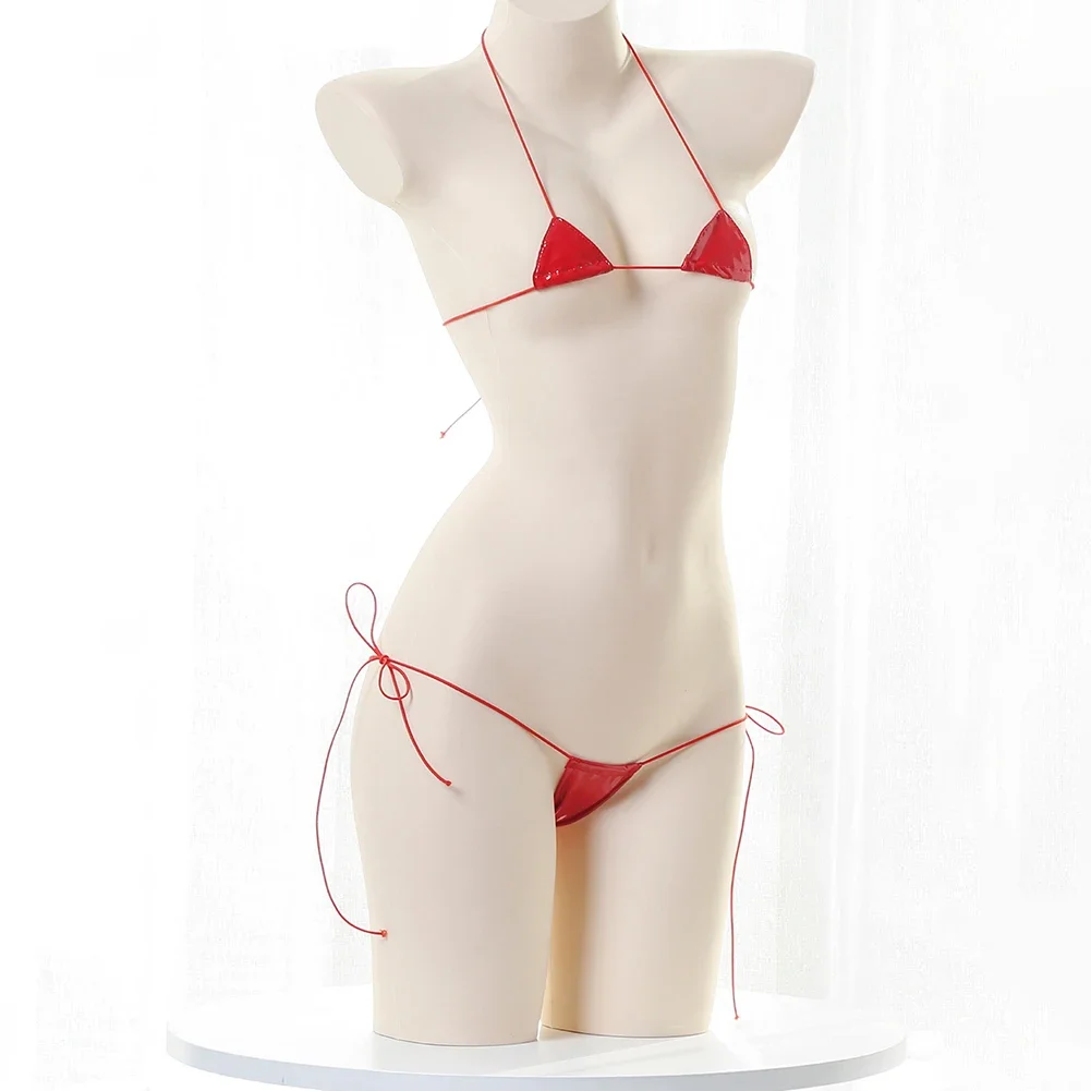 Yeni Bayan Sexy Lingerie Deri  - Lace Bralette Set incelemesi ve fiyatı